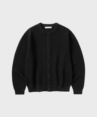 Nonblank Crop Round Ls Cardigan_Black