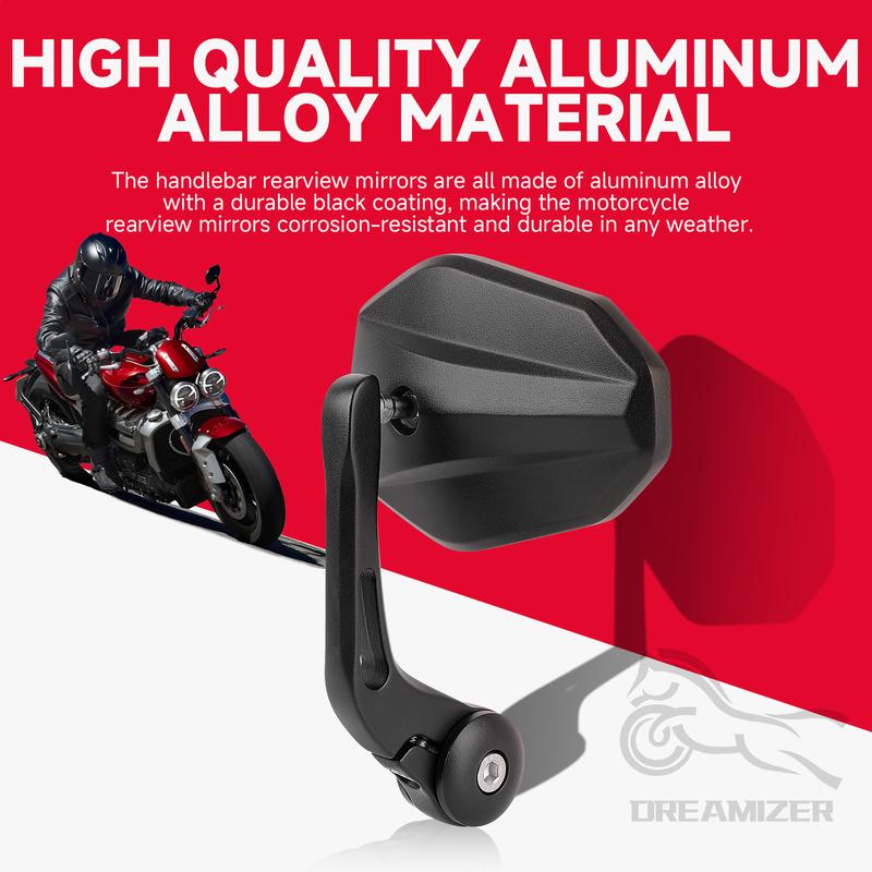 

7/8 Inch 22 mm Handlebars Side Mirror For Yamaha Motorcycle Handlebar End Mirror Universal Motorcycle Mirror