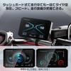 Motorrad-Dashcam mit Auto-Smart-TPMS, Touchscreen, wasserdicht und Fahrinformationen für vorne und hinten, Sprachsteuerung, 64 GB Speicherkarte, Park-Split-Funktion
