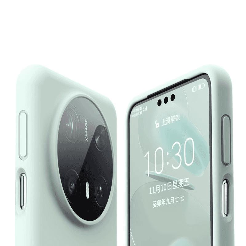 Applicable to Huawei Mate70pro mobile phone case new liquid silicone mate70pro + all-inclusive anti-drop 60 soft case