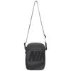 Nike Polyester Shoulder Bag, Crossbody Bag Unisex Black Gray Casual BA6344-082