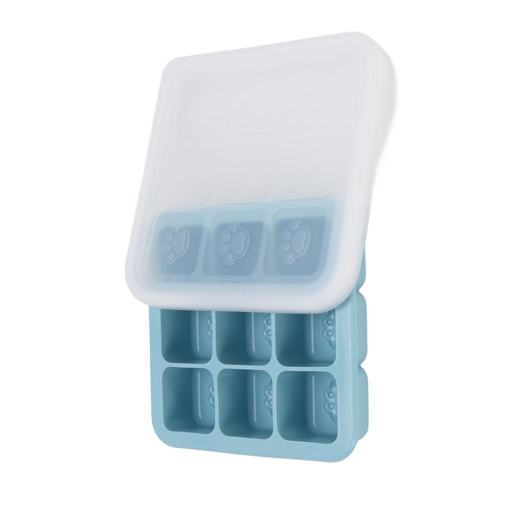 Silicone   Tray Multipurpose Flexible Easy Release Baby Food   Tray for Home Kitchen