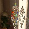 Colorful Crystal Wind Chime Beautiful Garden Jewelry Pendan Decor Suitable for Window Home Car Party Wedding Decoration