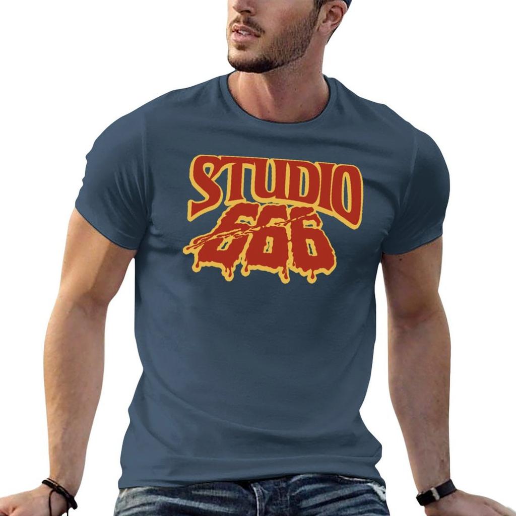Studio 666 Logo Tshirt T Shirts For Man Cotton Funny Anime Tshirt Cotton Tshirt 100 Tshirt