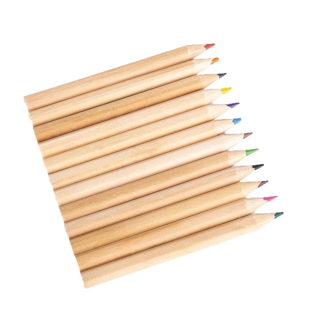 Matite da Disegno Mini da 12 Colori per Bambini in Scatola Kraft