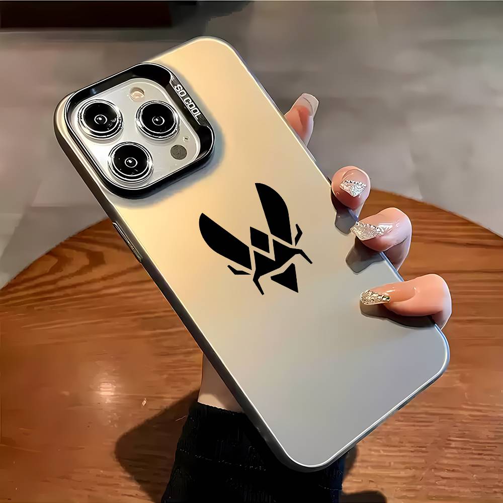 Cs2 Team Vitality Logo Phone Case For iPhone 16 15 14 13 12 11 Plus Pro Max multicolor Aurora laser Shockproof Funda Cover