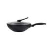 Jiadun JDCG33S Ceramic Flat-Bottom Wok