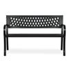 Panca da Giardino con Schienale 125 X 77 X 49 Cm Divano Trifoglio