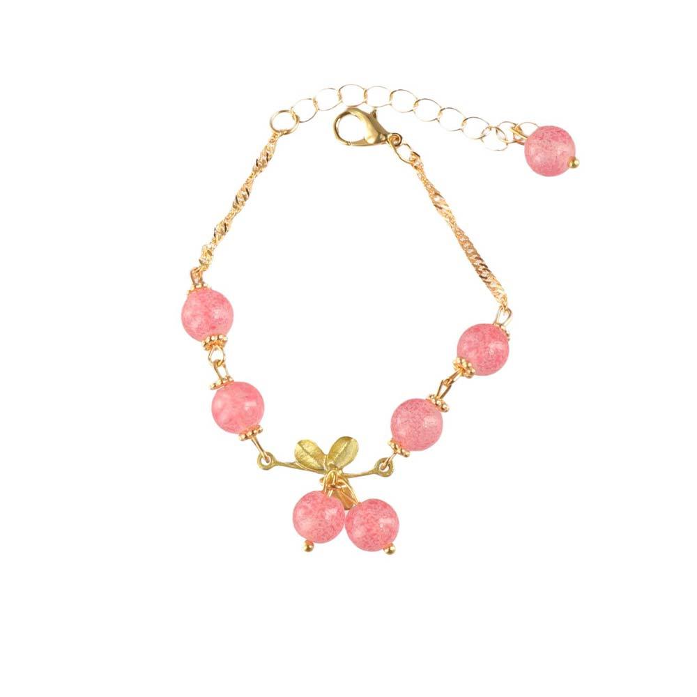 Flower New Chinese Style Bracelet Cherry Pendant Beaded Hand Ring Orchid Bracelet Decoration