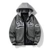 Coat Men's Hoodie Loose Plus Size Cotton New Fall/winter Baseball Collar Hooded Jacket Men