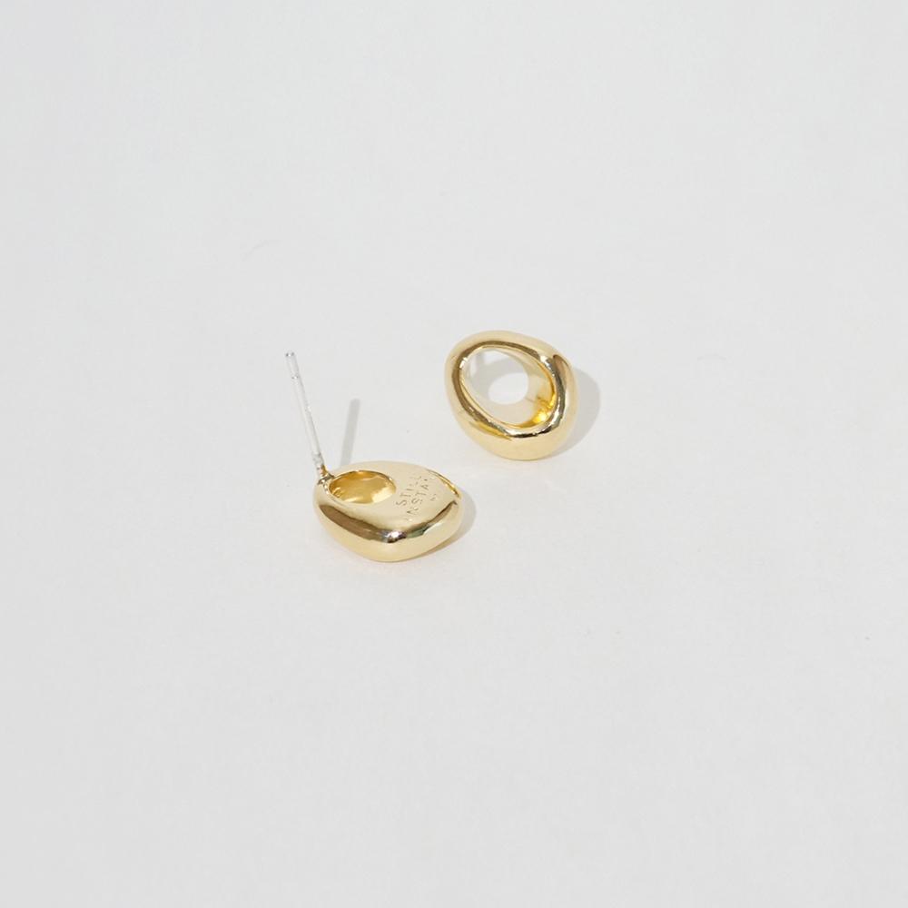 Still Instant Round Hole & Forms - Earring 05 (2Colors)
