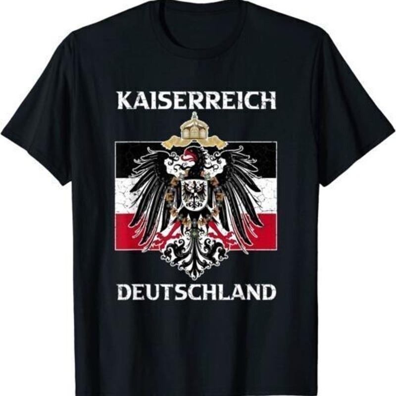 New Limited German Empire Flag Imperial Germany T Shirt