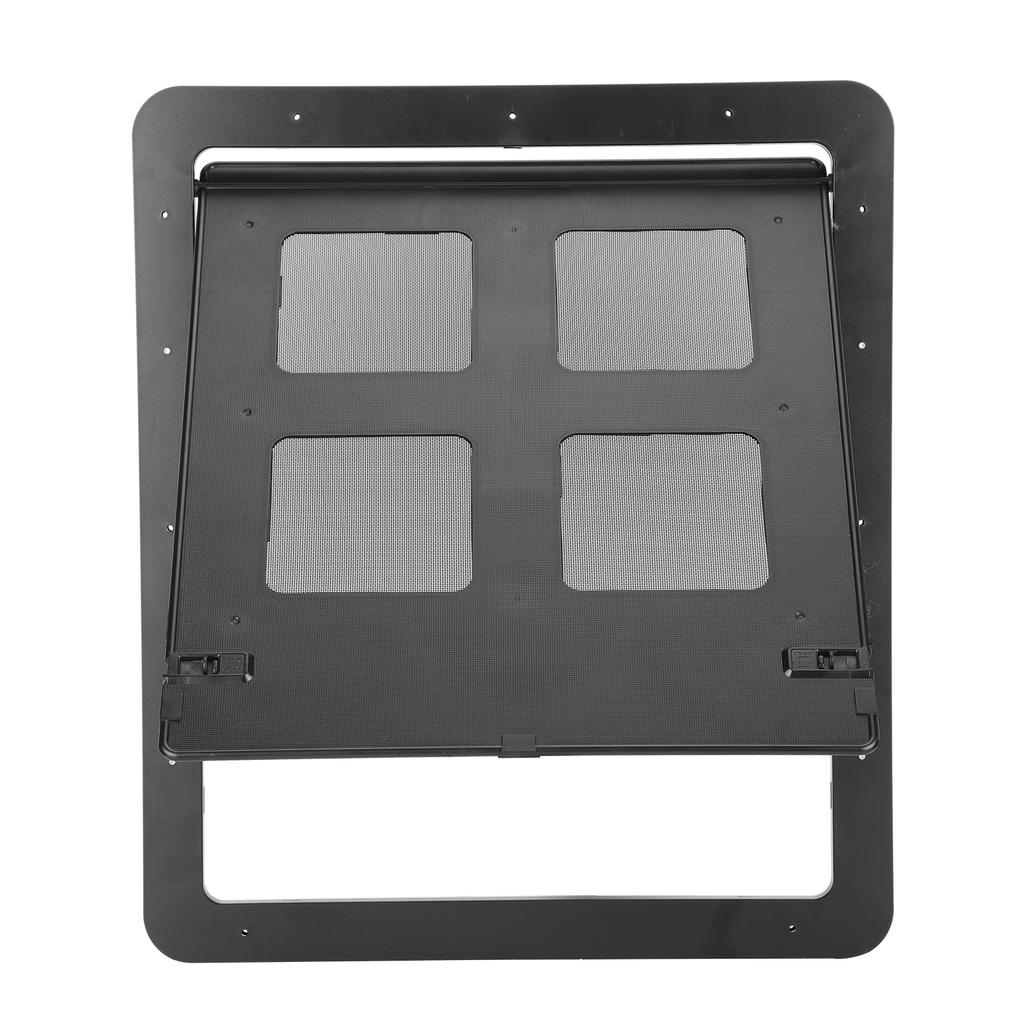 Pet Small Dog Cat Screen Door Sliding Screen with Magnetic Flap Supply Simple Installationblack Large