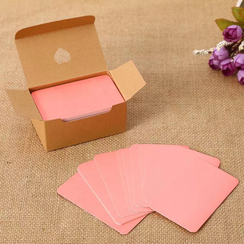 200 Sheets of Small Blank Flashcards for Messages & English Words