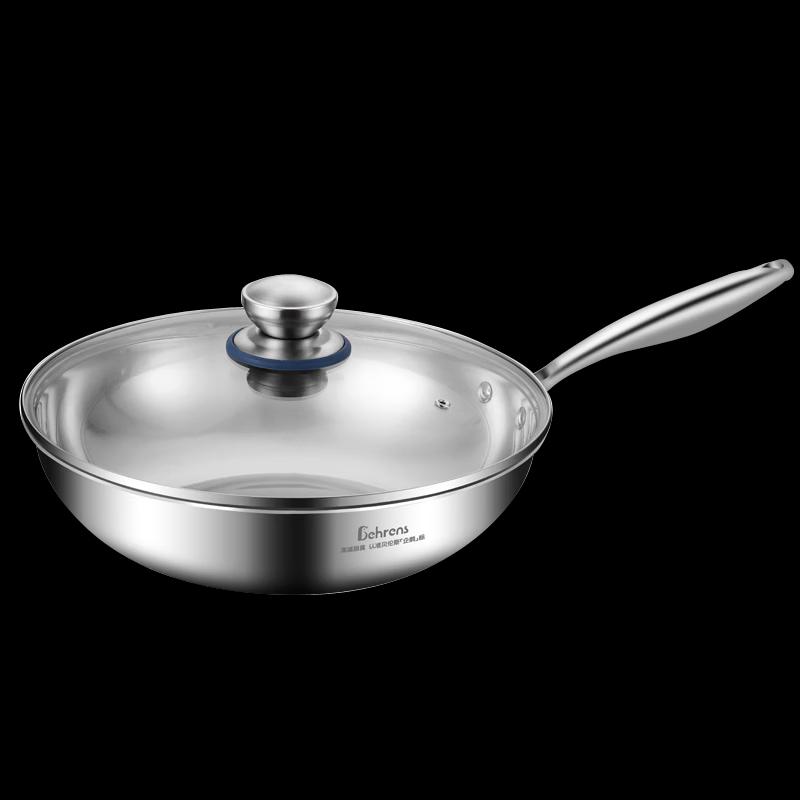 Behrens 32cm Penguin 3-Layer Stainless Steel Wok