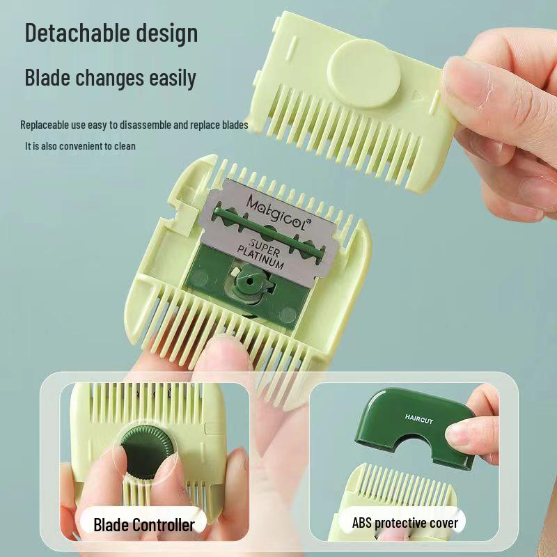 

Многофункциональная расческа-триммер для девочек: Инструмент для секущихся кончиков, прореживания и подравнивания