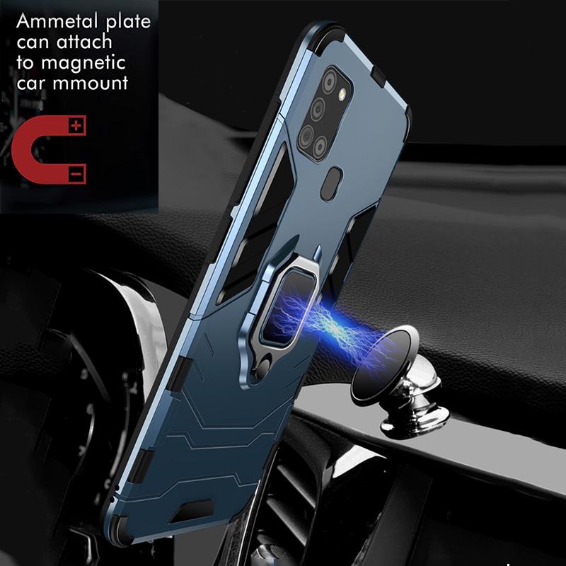 Fim Para Samsung Galaxy A12 Case Anti-choque Magnético De Couro à Prova De  Choque Capa Para Samsung A21s A31 M21 M31 M51 A51 A71 A01 Núcleo De Caso ~  Acessórios Do Telefone