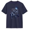 Casual Anime Douma Upper TShirt for Unisex O Neck Pure Cotton T Shirts Short Sleeve Tees Birthday Present Clothes