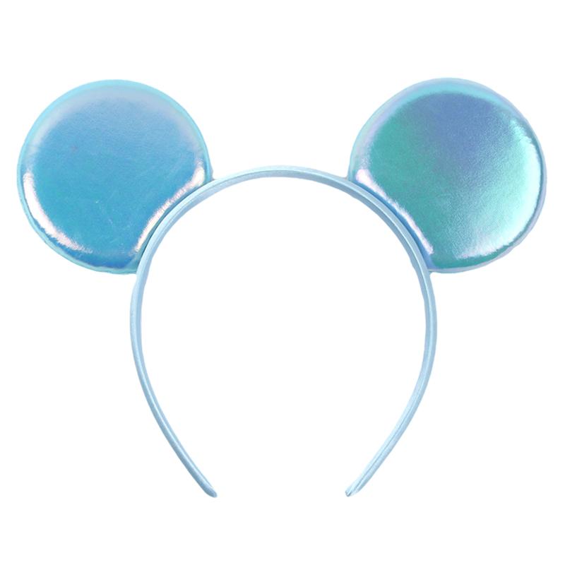 Einfarbiger Mausohren-Stirnband für Mädchen Frauen Geburtstagsparty Haarband Festival Cosplay Haarschmuck