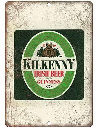 Vintage Kilkenny Irish Beer Metal Tin Sign Classic Retro Bar Pub Wall Decor Poster for Cafe Home Decoration