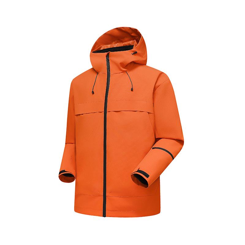 Autumn Windproof Waterproof Three-in-One Outdoor Workwear Jacket - Customizable with Logo
