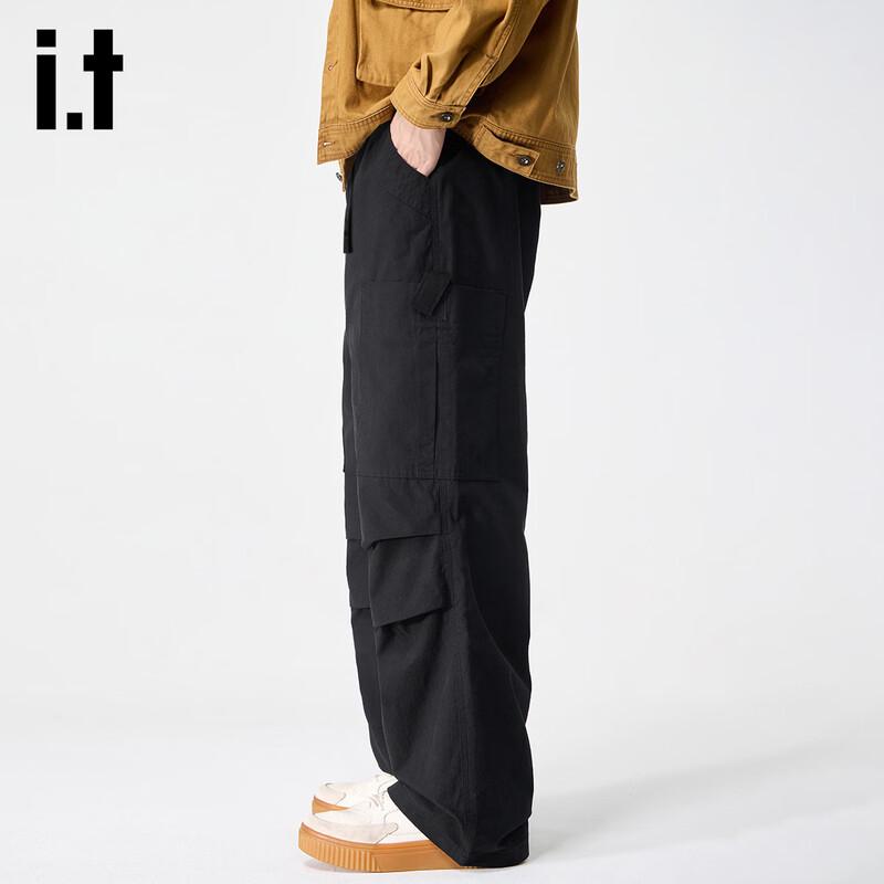 Izzue IT Men s Casual Multi-Pocket Straight Fit Cargo Pants 2XL