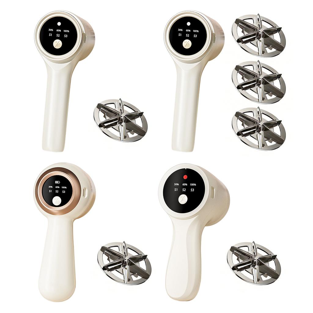 Electric Rechargeable Fabric Shaver with LED Digital Display Bobble Remover for Clothes 3-Gears Adjustable for Various Fabrics