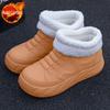 Women's Short Ankle Rain Boots Fashionable Waterproof FleeceLined Chunky Sole Thick Bottom AntiSlip Adult Casual Outdoor Shoes