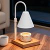 Candle Warmer with Timer [Stepless DimmingSpare BulbManual Included] Aromatherapy Candle WarmerOriginal Packaging, Perfect As a Gift (White)