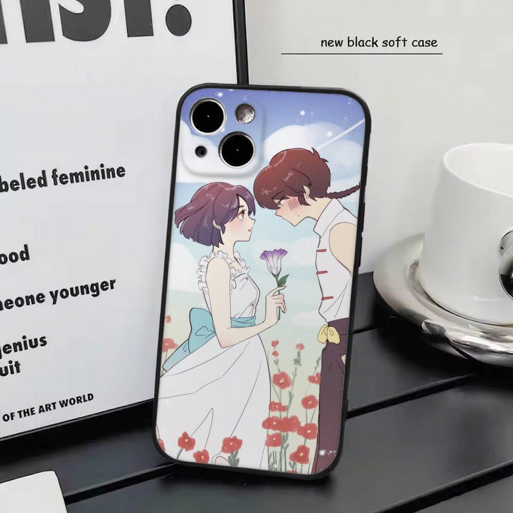 Anime R-Ranma 1 2 Phone Case Silicone Soft For IPhone 17 Air 16 15 14 13 12 11 Plus Pro Max Plus