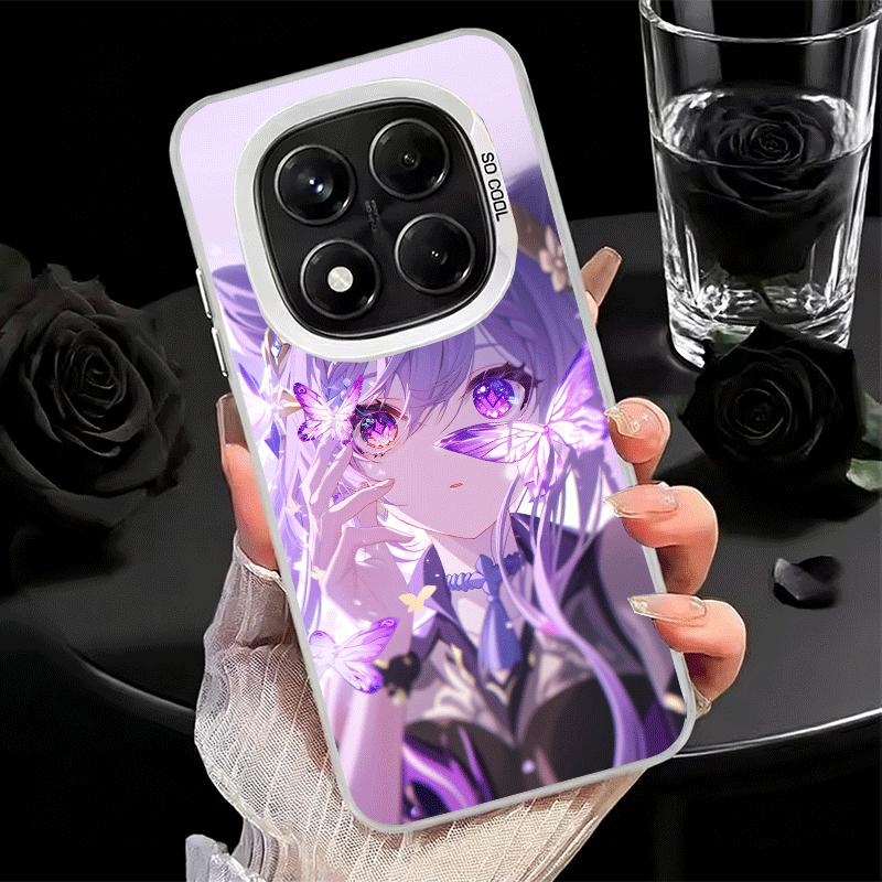 Genshin Impact Keqing Soft Phone Case for Xiaomi Redmi Note 13 14 15 Pro Plus 12S 12 11S 11 11T 10S 10 Shockproof Cover Back She