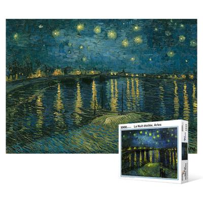 1000 Piece Jigsaw Puzzle - Starry Night On the Rhone 2, Popular Korean Puzzle
