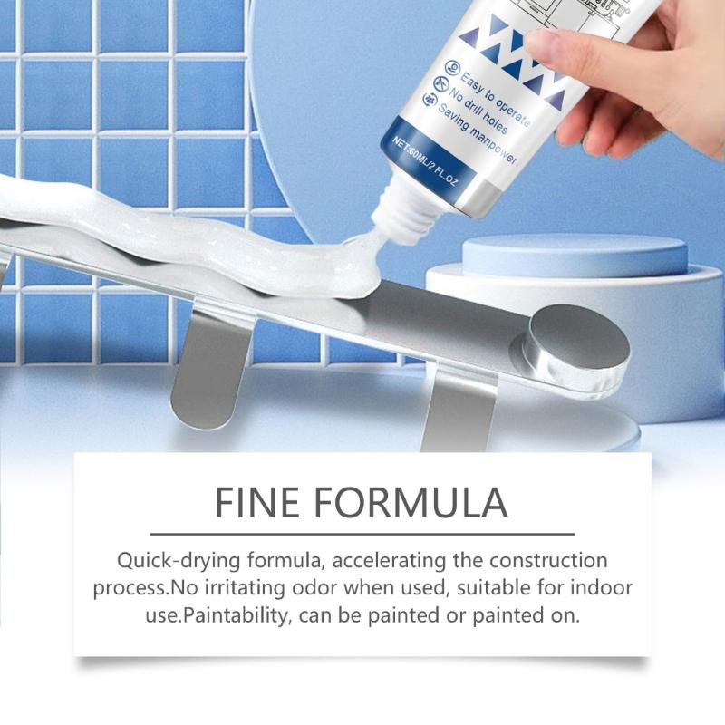 60ml Multifunction Glues Nail Frees Glues Water Resistant Glues Instants Bonding Adhesive Glues Easy To Use for Home