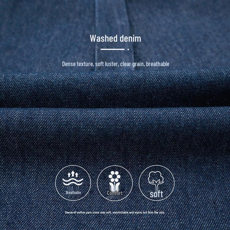 Boy's Washed Denim Shirt Jacket