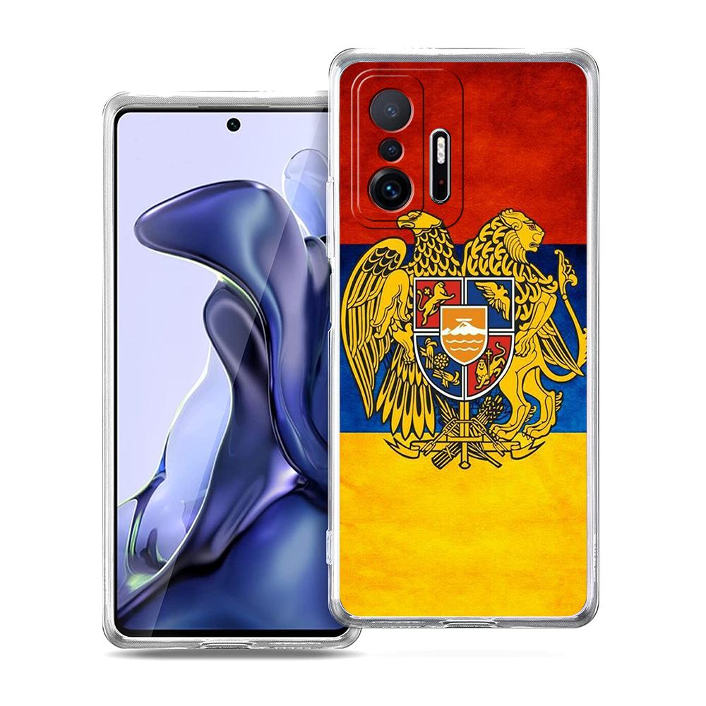 Armenia Armenian Flag Phone Case For Xiaomi 14 13 12 Lite Mi 11 11X 13T 12T 11T For Poco X5 X4 X3 NFC F5 F4 M4 Pro 5G Cover