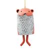 Ceramic Wind Hanging Ornament Animal Shaped Bell for Indoor Outdoor Garden Home Decor Porch Patio