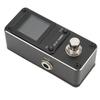 Tuner Pedal for Electric Guitar Bass Mini Metal with Pitch Calibration Flat Tuning AT‑07