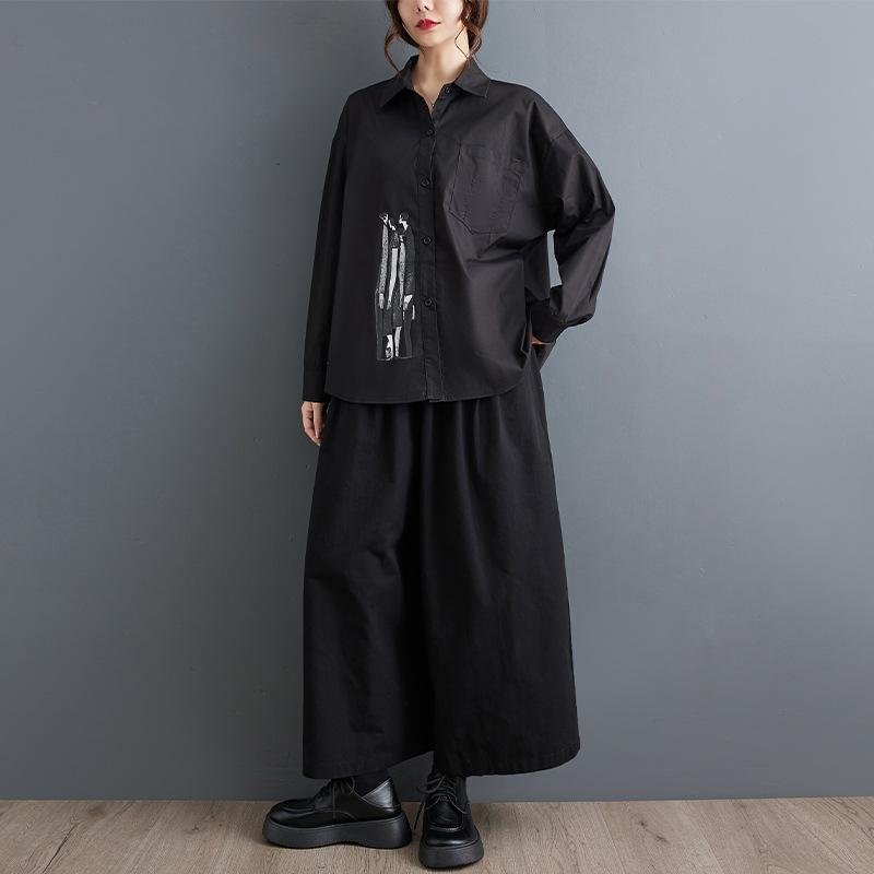 DIMANAF 2024 Plus Size New Spring.Style Blouse Vintage Retro Design Short Sleeve Casual Shirt Women Loose Shirt Geometric Print Half Sleeves Shirt