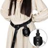 Medieval PU Leather Pouch Portable Drawstring Storage Bag Waist Pack Coin Purse Cosplay Vintage Belt Pouches Dices Bag