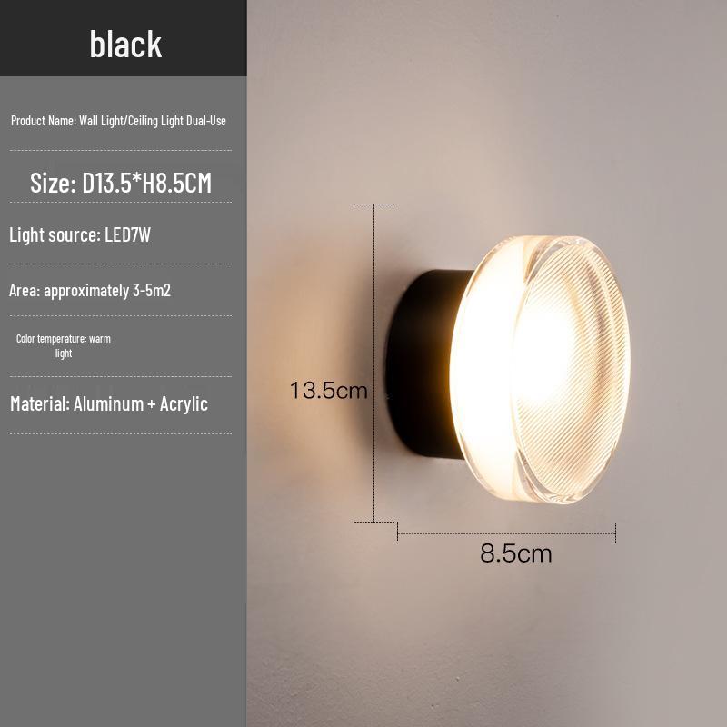 Nordic Minimalist Wall Lamp for Corridor, Staircase, Living Room, or Bedroom