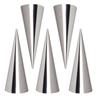 5pcs Kitchen Stainless Steel Baking Cones Horn Pastry Roll Cake Mold Spiral Baked Croissants Tubes Cookie Dessert Tool