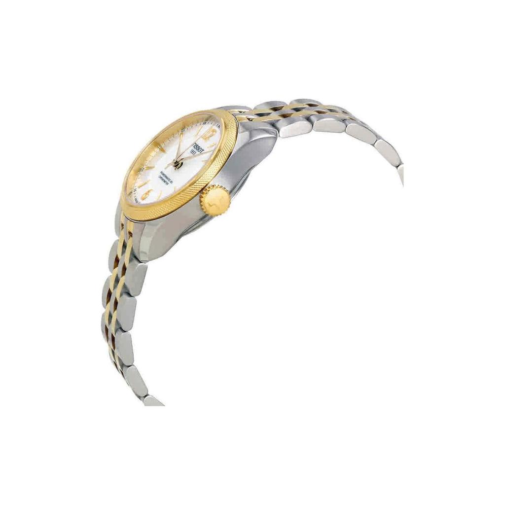 Tissot Halo Collection Automatic Mechanical Movement COSC Certified Women's Watch 30.6mm White Dial T108.208.22.117.00