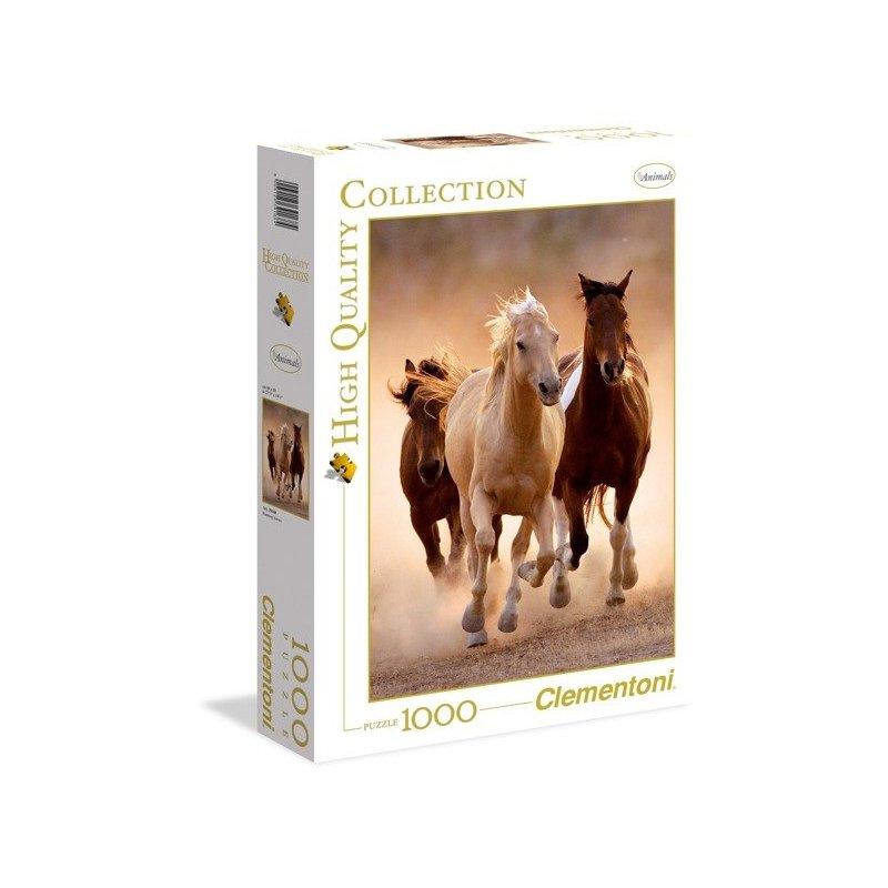 1000 Piece Puzzle. HQ Running Horses