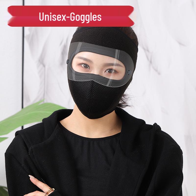 

Зимняя ветрозащитная маска для лица для велоспорта с очками - Дышащий флис для мужчин и женщин Factory Wholesale