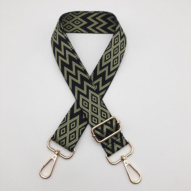 Bunter Damen-Taschen-Ersatzriemen - Bestickt, Breit, Dekompressionsfähig, Einzelne Schulter, Umhängetasche, Rucksack, Lanyard-Stil.