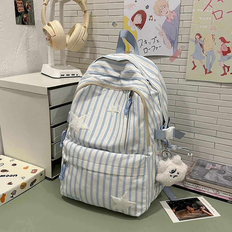 New High-value, Fresh and Sweet Candy-colored Backpack, Lightweight and Large-capacity Backpack for Junior High School Students