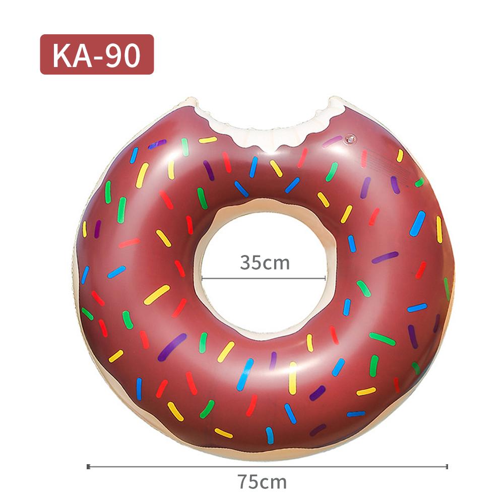 Sommer Wasser Aufblasbare Donut Schwimmen Ring Outdoor PVC Kinder Erwachsene Schwimmen Rettungsring Pool Spielzeug