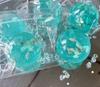 Blaues Maltose Squishy Spielzeug Niedliches Mochi Anti-Stress Fidget Spielzeug Weicher Simulierte Blaue Transparente Kugel Schneller Rückprall Dekompressionsspielzeug