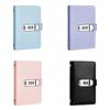 PU Leather Saving Money Binder Portable Account Book Planner Organizer  New Year's Gift