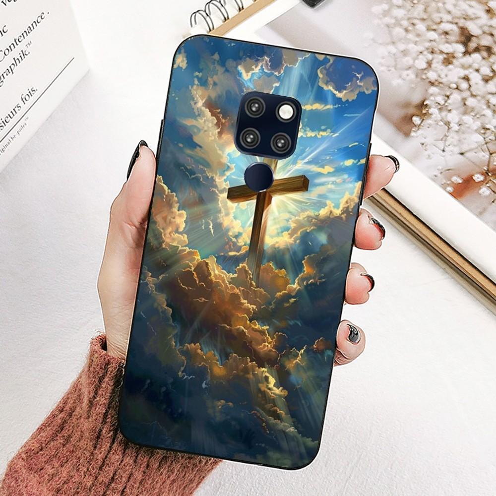 Bible Christian Jesus Cross Phone Case For Huawei Mate 10 20 30 40 50 Lite Pro Nova 3 3i 5 6 SE 7 Pro 7SE Huawei Mate 20 Lite